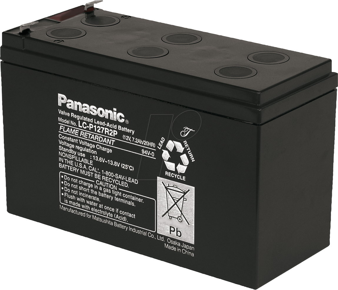Аккумулятор 1.3 12v. Аккумулятор Panasonic LC-p127r2p1. Аккумуляторная батарея Panasonic LC p127r2p1 12v 7ah. Panasonic LC-r127r2p1. Panasonic up-vw1245p1.