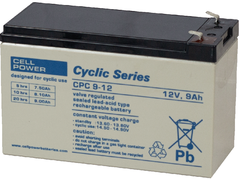 Akumulators Cellpower CPC 9-12, 12V 9Ah
