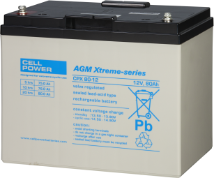 Akumulators Cellpower CPX 80-12, 12V 80Ah
