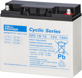 Akumulators Cellpower CPC 18-12, 12V 18Ah