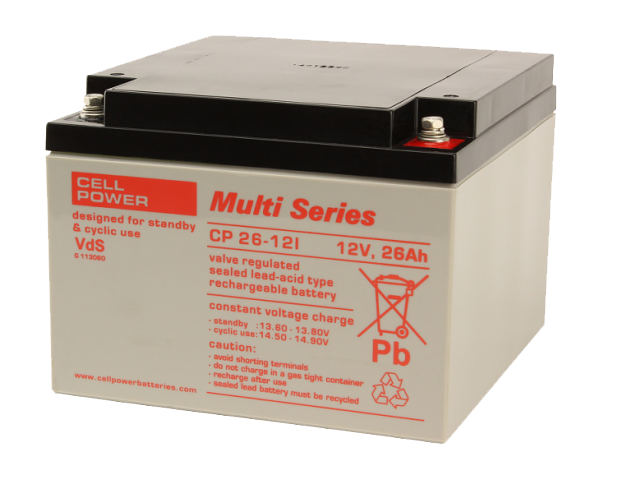 Akumulators Cellpower CP 26-12I, 12V 26Ah