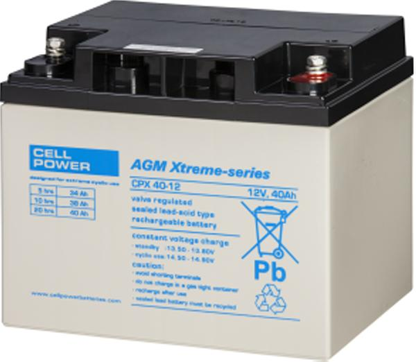 Akumulators Cellpower CPX 40-12, 12V 40Ah