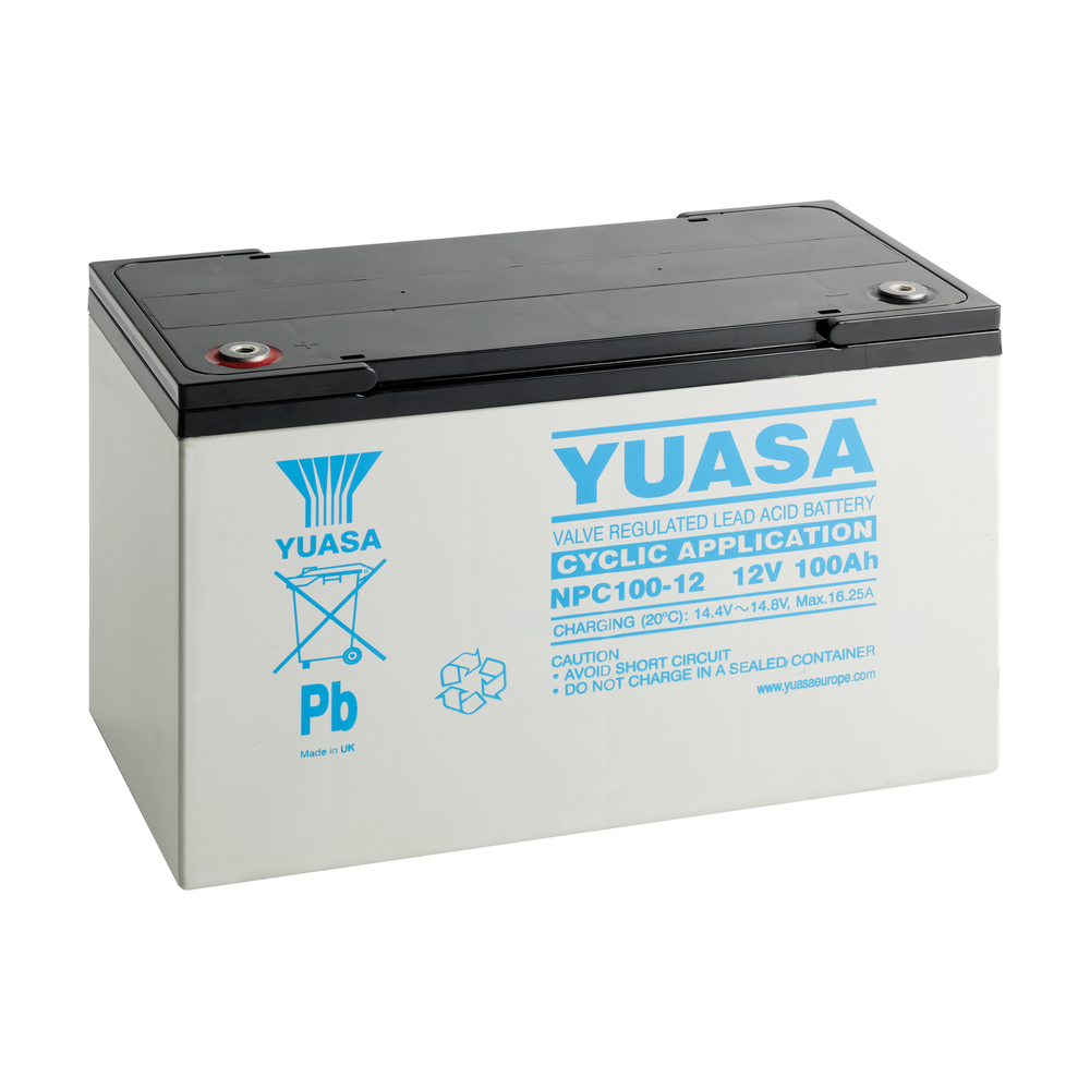 Akumulators Yuasa 12V 100Ah (NPC100-12)
