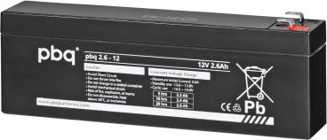 PBQ 12V 2.6Ah (PBQ 2.6-12)