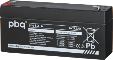 PBQ 6V 3.2Ah (PBQ 3.2-6)