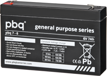 PBQ 6V 7Ah (PBQ 7-6)