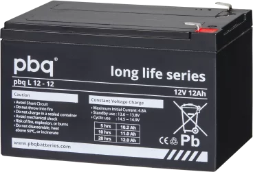 Akumulators PBQ L 12-12, 12V 12Ah