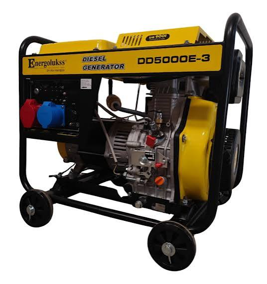 Dīzeļa ģenerators Energolukss DD5000E-3, 5kW