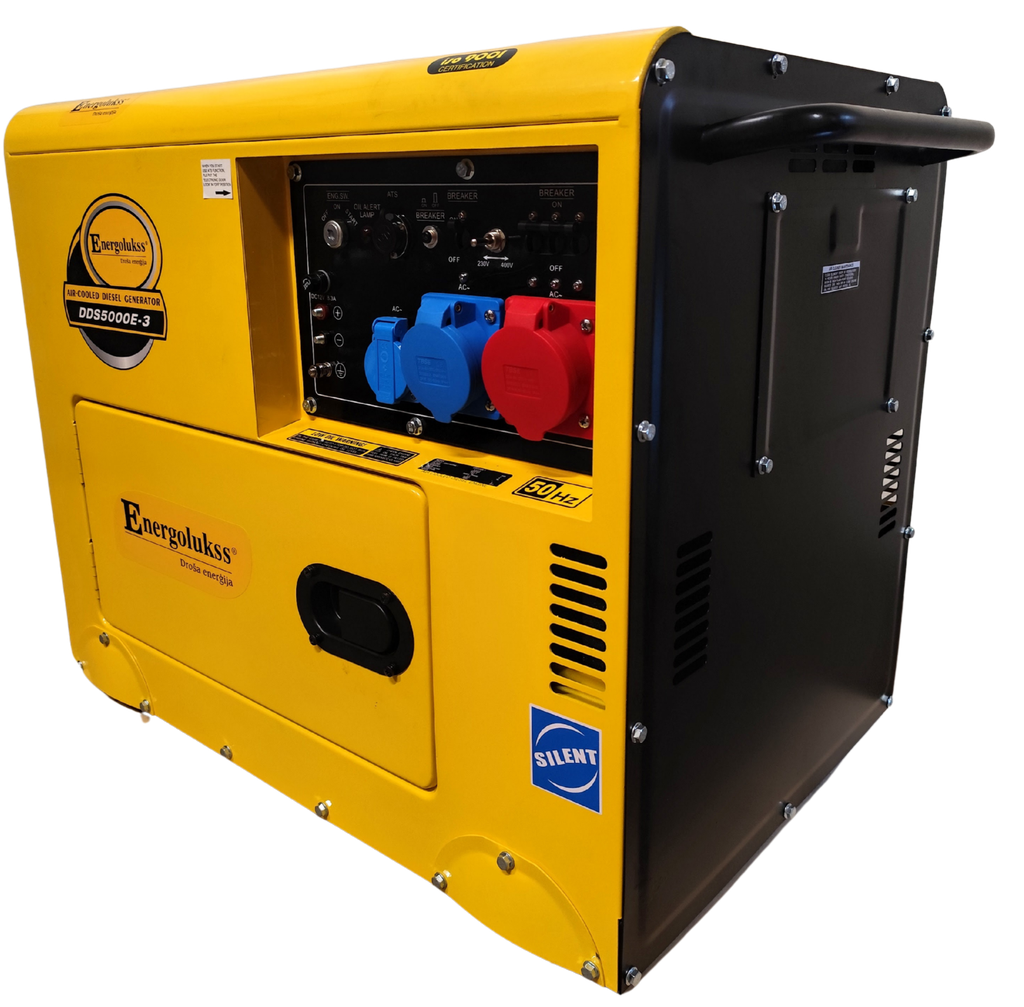 Portatīvais ģenerators Energolukss DDS5000E-3, 5kW