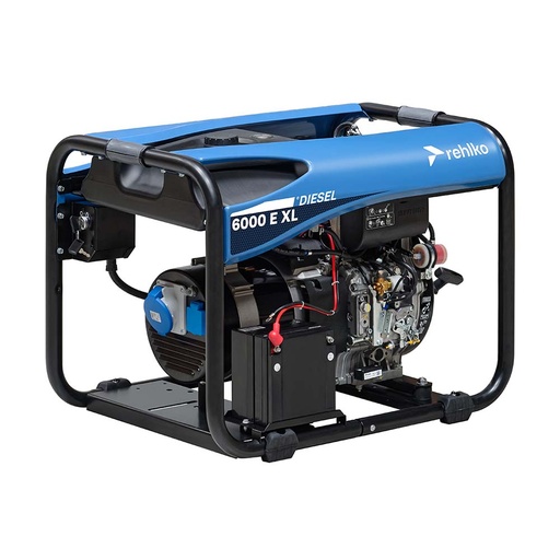 [11136921] Portatīvais ģenerators REHLKO DIESEL 6000E XL C5, 4.9kW