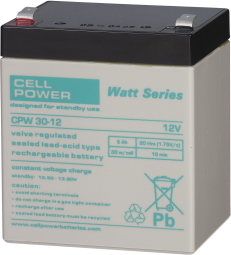 [15136413] Akumulators Cellpower CPW 30-12, 12V 5Ah