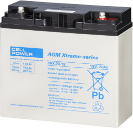 [15139113] Akumulators Cellpower CPX 20-12, 12V 20Ah