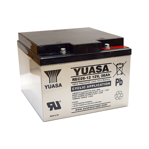 [15154578] Akumulators Yuasa 12V 26Ah (REC26-12I)