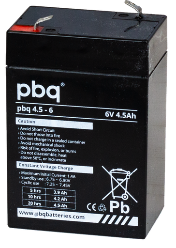 [15600608] PBQ 6V 4.5Ah (PBQ 4.5-6)