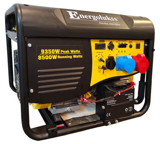[101512001] Portatīvais ģenerators Energolukss DB9300E-3, 9.3kW