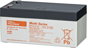 [105000007] Akumulators Cellpower 12V 3.2Ah (CP 3.2-12)